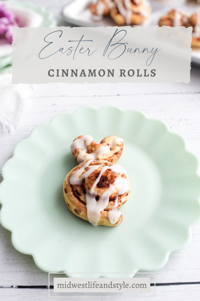 Easter Bunny Cinnamon Rolls - Midwest Life and Style Blog