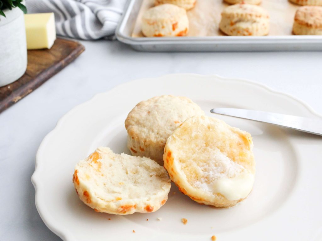 Soft and Flaky Irish Cheddar Biscuits - Midwest Life and Style Blog