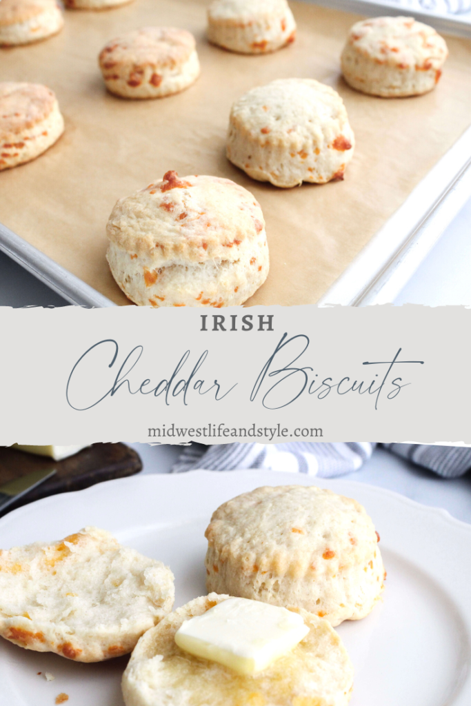 Soft and Flaky Irish Cheddar Biscuits - Midwest Life and Style Blog