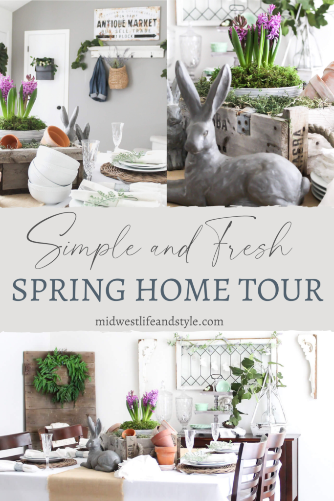 Simple and Fresh Spring Home Tour - Midwest Life and Style Blog