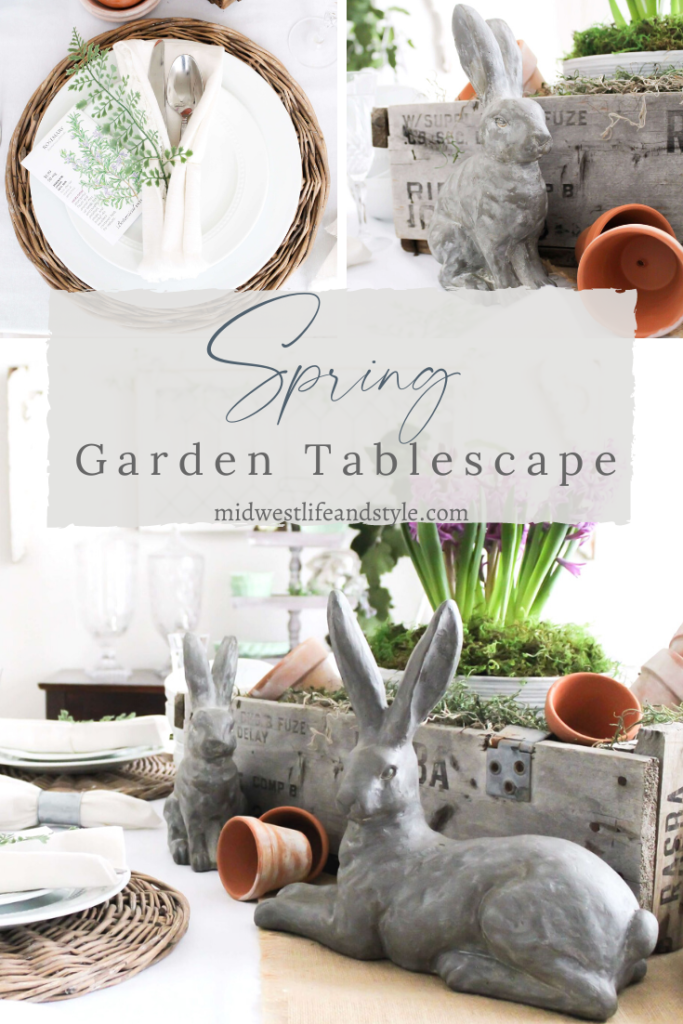 Styling A Spring Garden Tablescape - Midwest Life And Style Blog