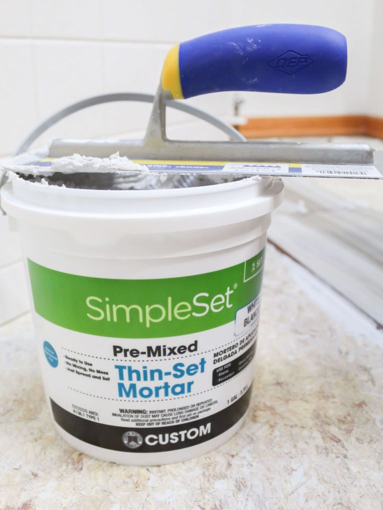 Thin-set Mortar for Ceramic Tile - Midwest Life and Style Blog