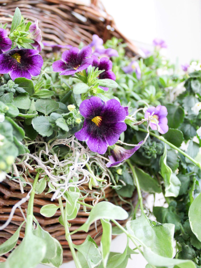 Simple  DIY Spring Door Basket - Midwest Life and Style Blog