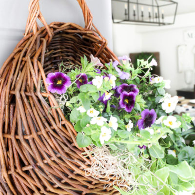 Simple DIY Spring Door Basket