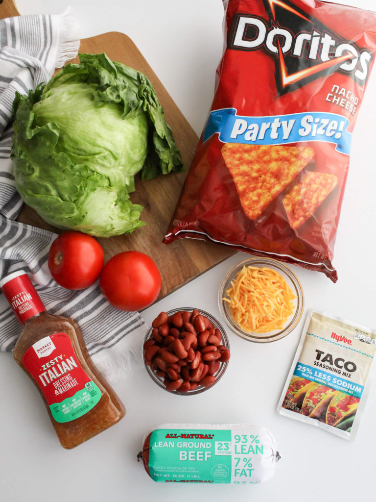 Doritos Taco Salad Recipe Ingredients - Midwest Life and Style Blog