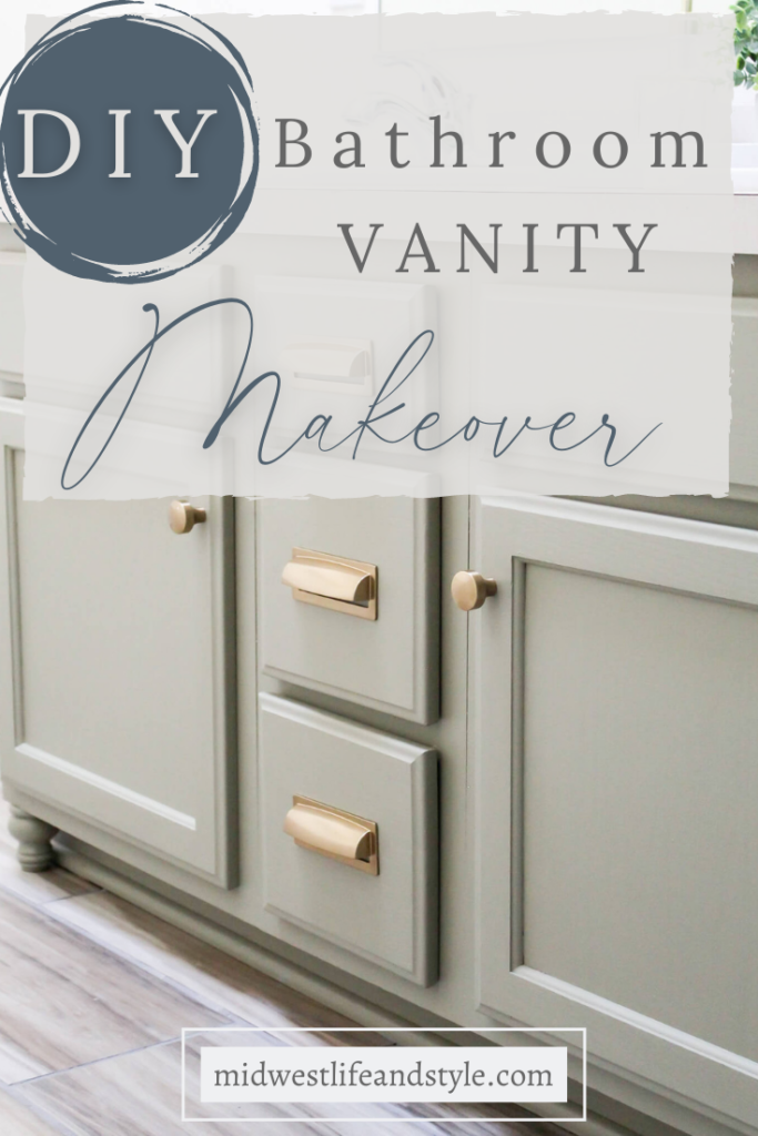 Easy DIY Bathroom Vanity Makeover - Midwest Life and Style Blog 