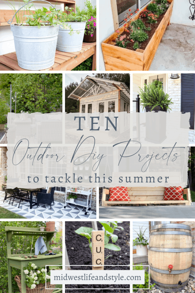 10 Simple Outdoor Summer DIYs - Midwest Life and Style Blog