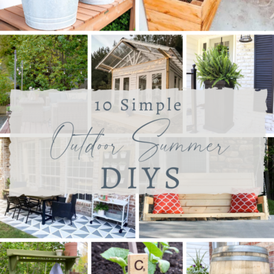 10 Simple Outdoor Summer DIYs