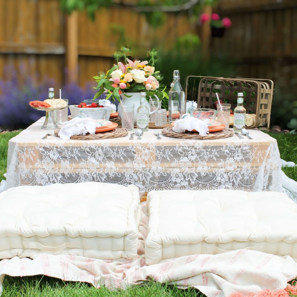 How To Easily Create A Casual Boho Summer Picnic - Midwest Life and Style Blog