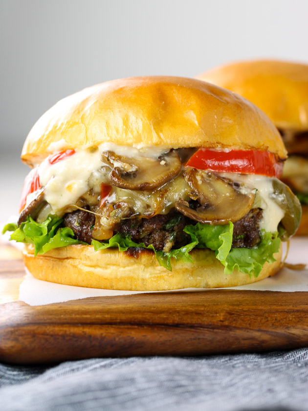 Philly Cheesesteak Burger