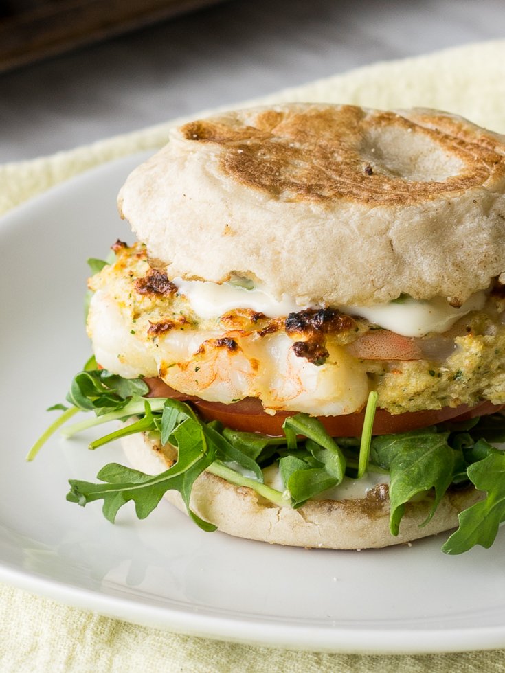 Grilled Shrimp Burger