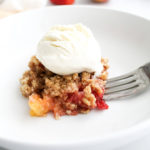 Old Fashioned Strawberry Peach Crisp