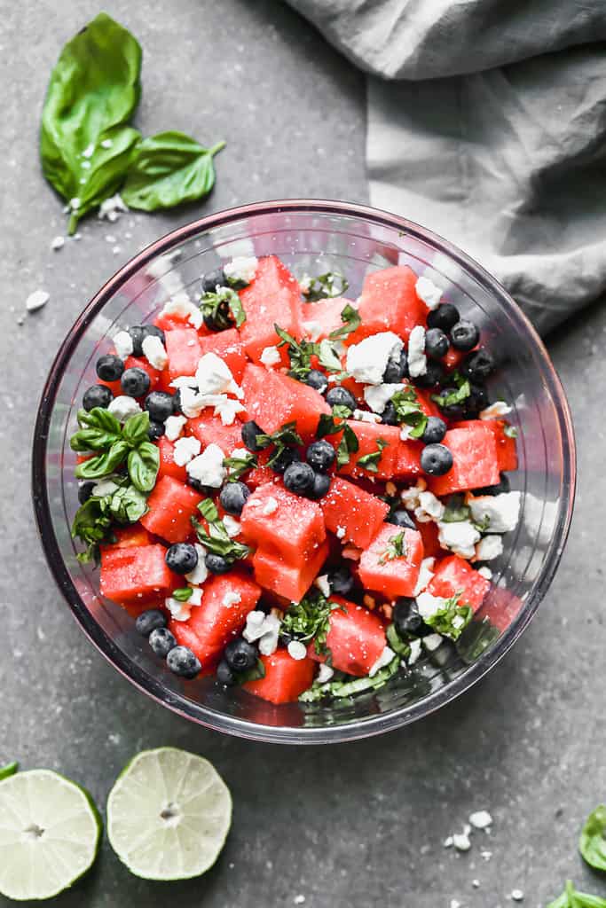 Summer Salad Recipes - Watermelon Salad from Tastes Better from Scratch