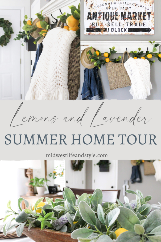 Lemons and Lavender Summer Home Tour - Midwest Life and Style Blog