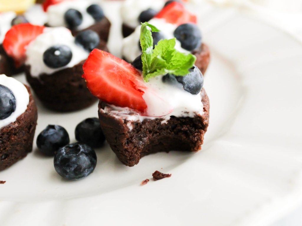 Mini 4th of July Brownie Bites - Midwest Life and Style Blog