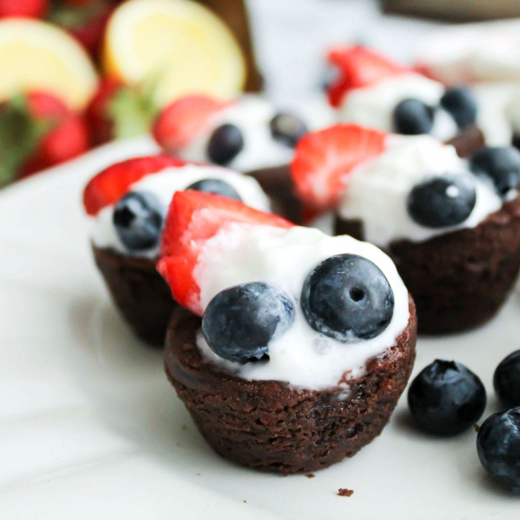 Plate of Brownies and Fruit - Midwest Life and Style Blog