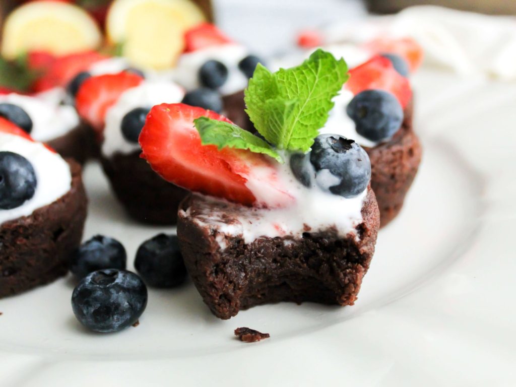 Mini 4th of July Brownie Bites - Midwest Life and Style Blog