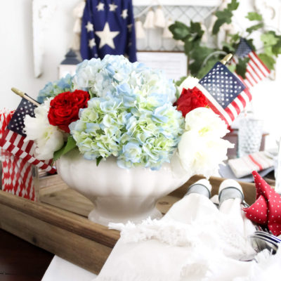 Easy Patriotic Decor for Your 4th of July Tablescape