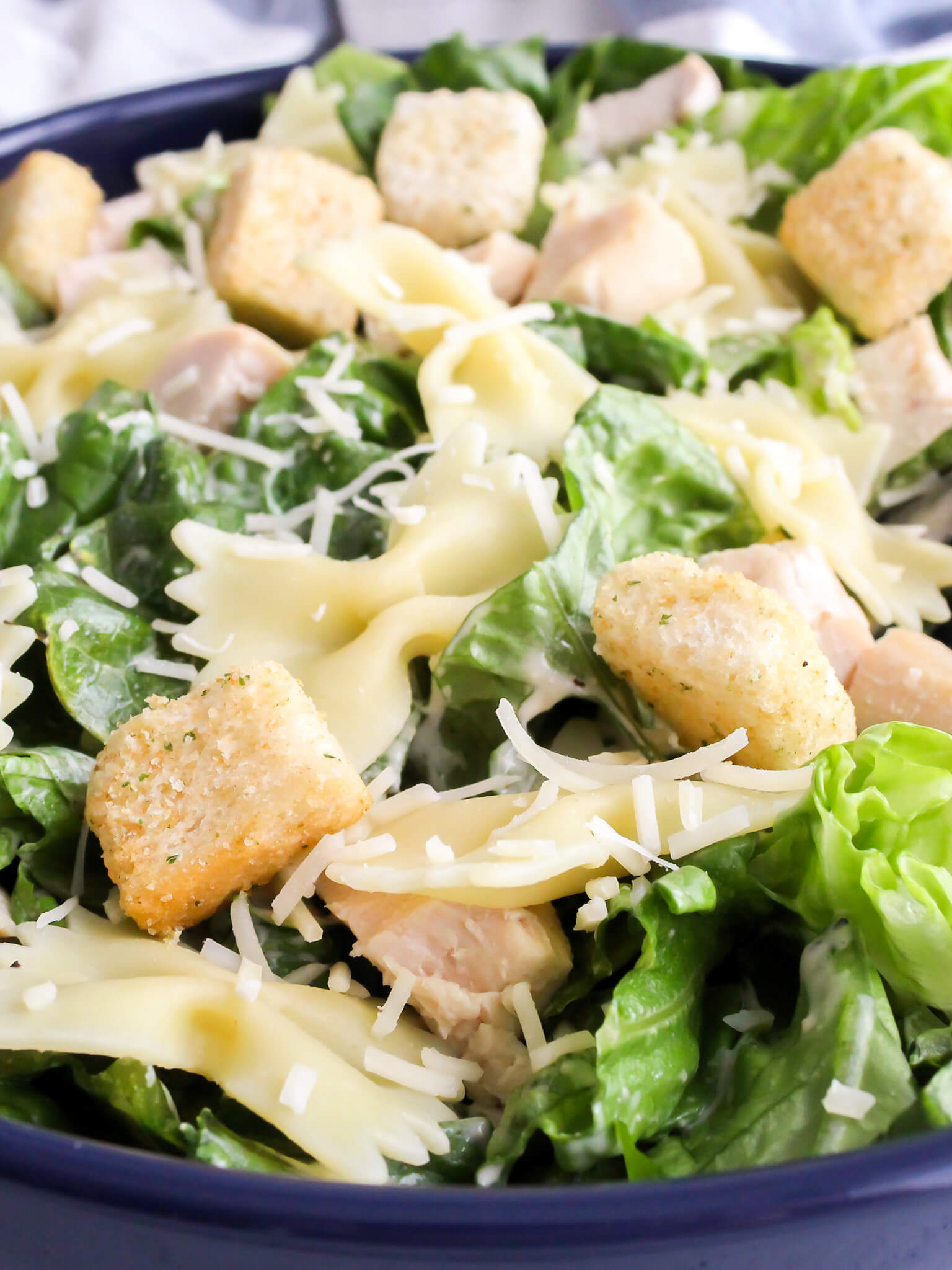 Chicken Caesar Pasta Salad 