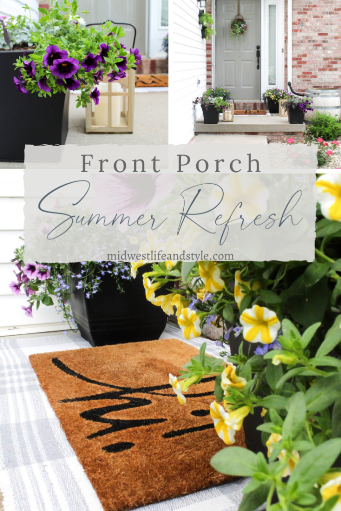 Front Porch Summer Refresh - Midwest Life and Style  Blog