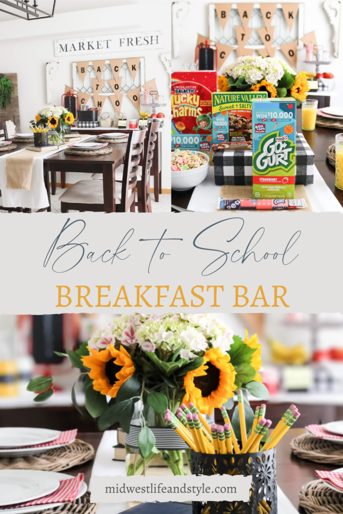 Back to School Breakfast Bar - Midwest Life and Style Blog