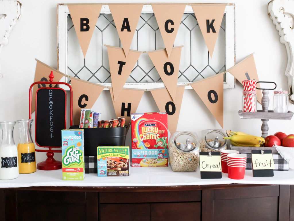 Back to School Breakfast Bar - Midwest Life and Style Blog