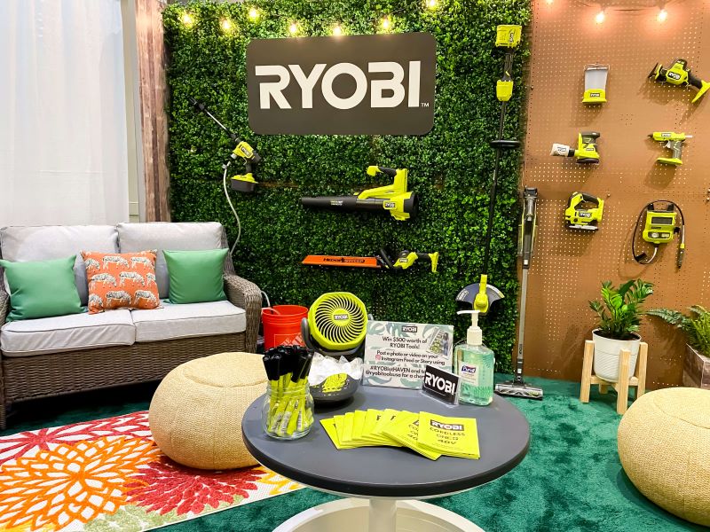 Ryobi Booth. 