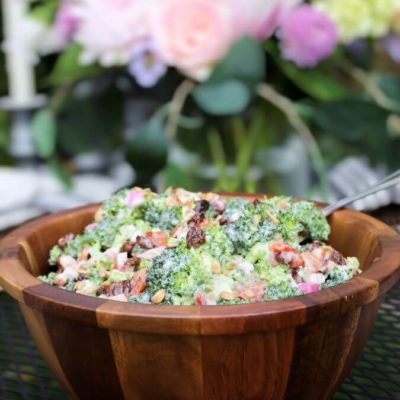 The Best Creamy Broccoli Salad