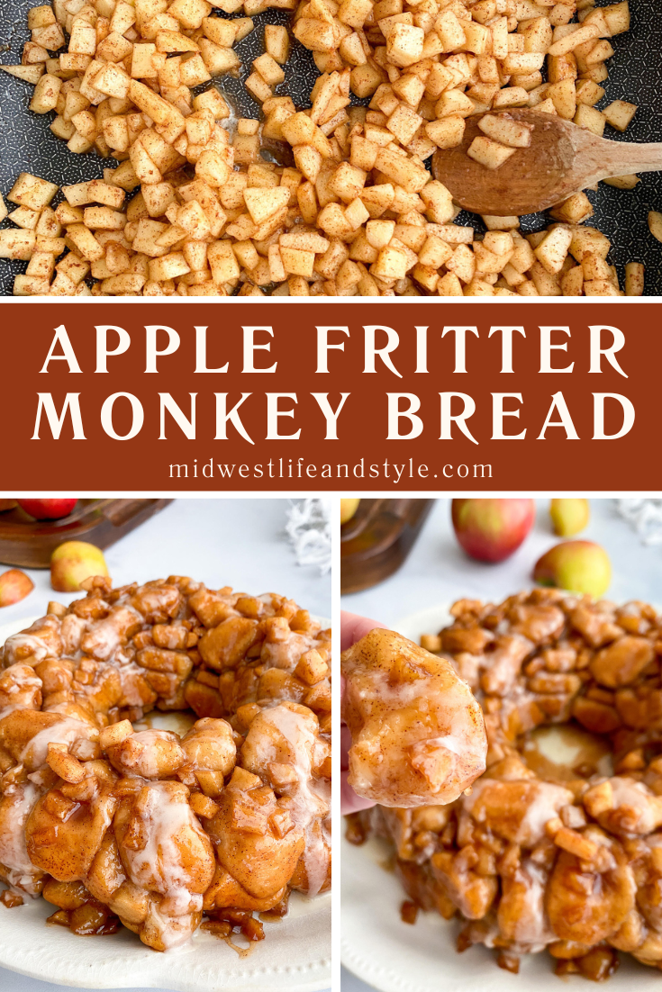 Apple fritter monkey bread