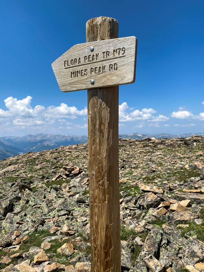 The top of Mt. Flora near Winter Park Colorado - Midwest Life and Style Blog