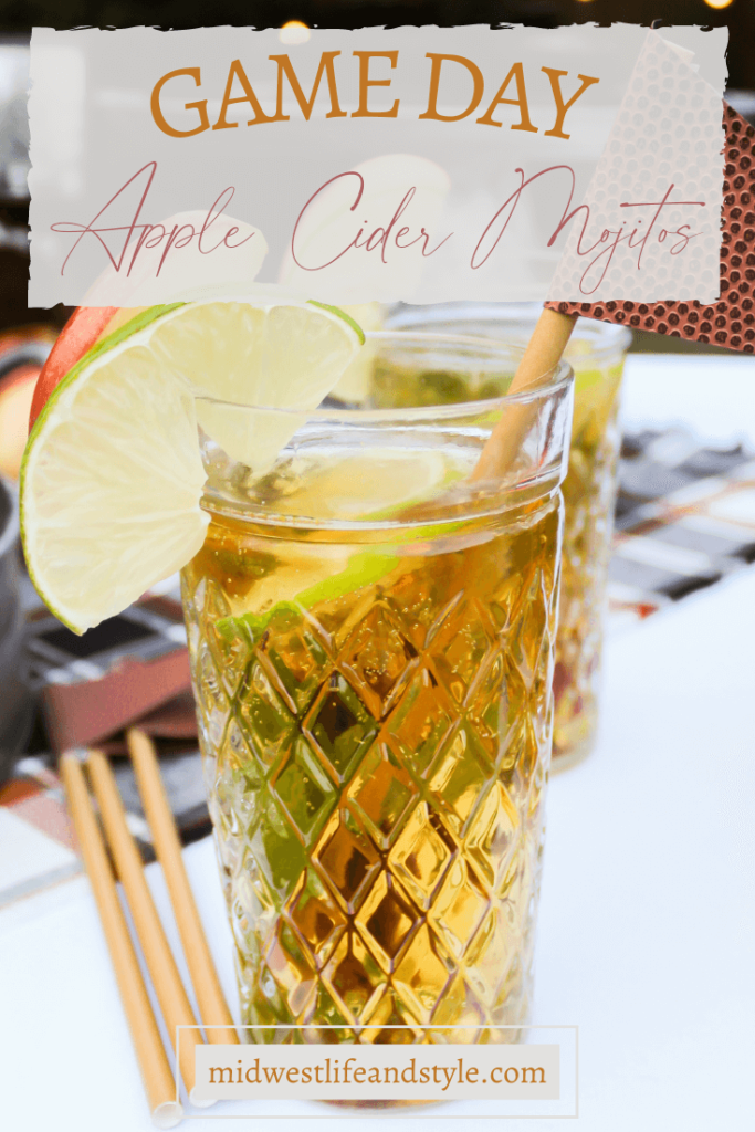 The Ultimate Apple Cider Mojitos For Game Day - Midwest Life and Style Blog