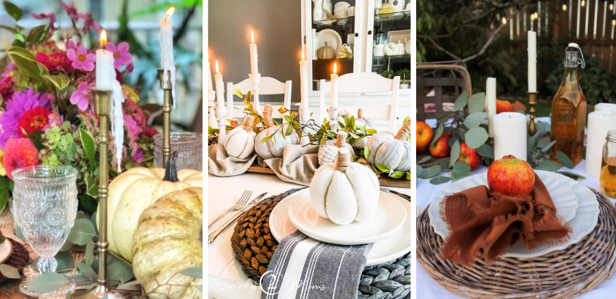 Fall Harvest Tablescapes