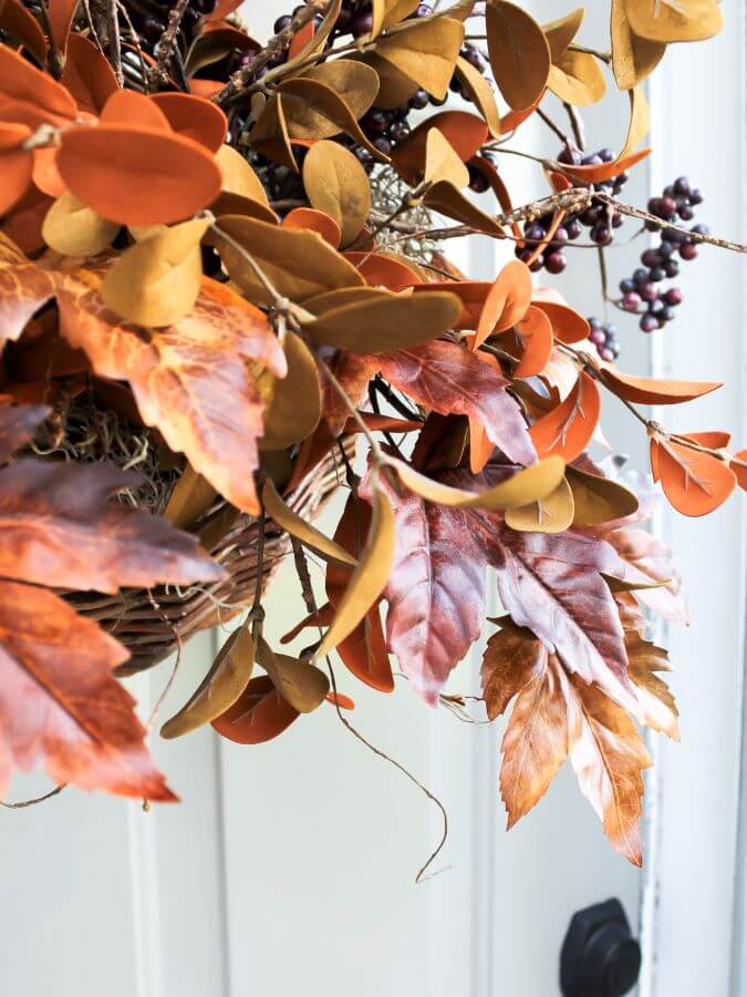 Quick And Easy DIY Door Basket With Fall Foliage - Midwest Life and ...