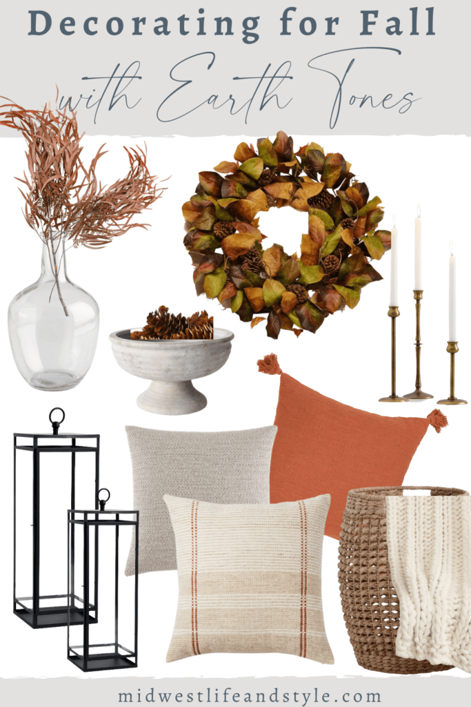 How To Decorate For Fall Using Earth Tones - Midwest Life and Style Blog