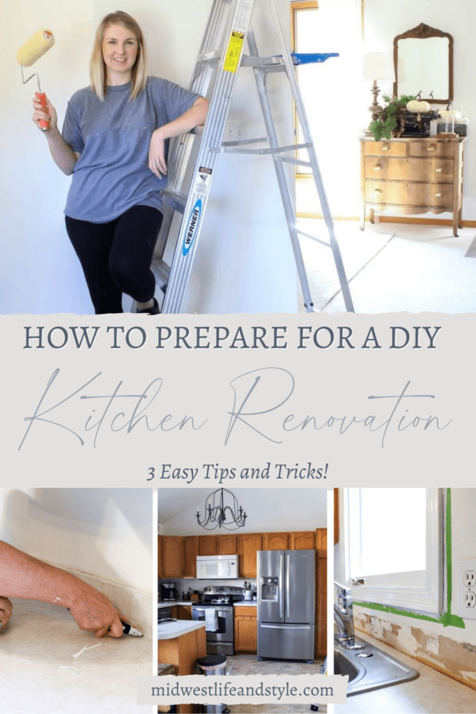 How To Prepare Your Kitchen For A DIY Renovation - Midwest Life and Style Blog