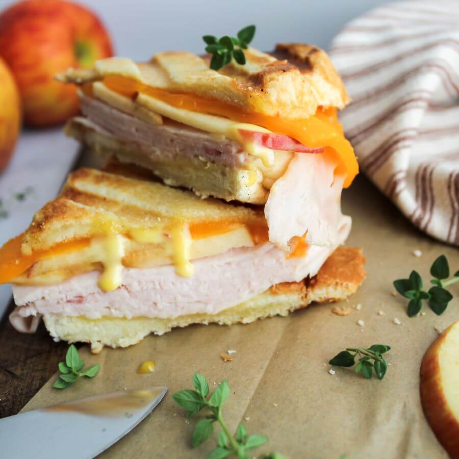 Turkey Apple and Cheddar Panini - Midwest Life and Style Blog