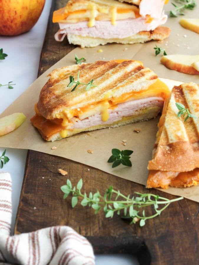 Turkey Apple and Cheddar Panini - Midwest Life and Style Blog