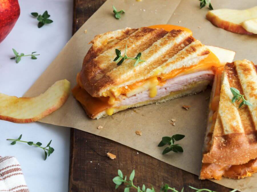 Turkey Apple and Cheddar Panini - Midwest Life and Style Blog