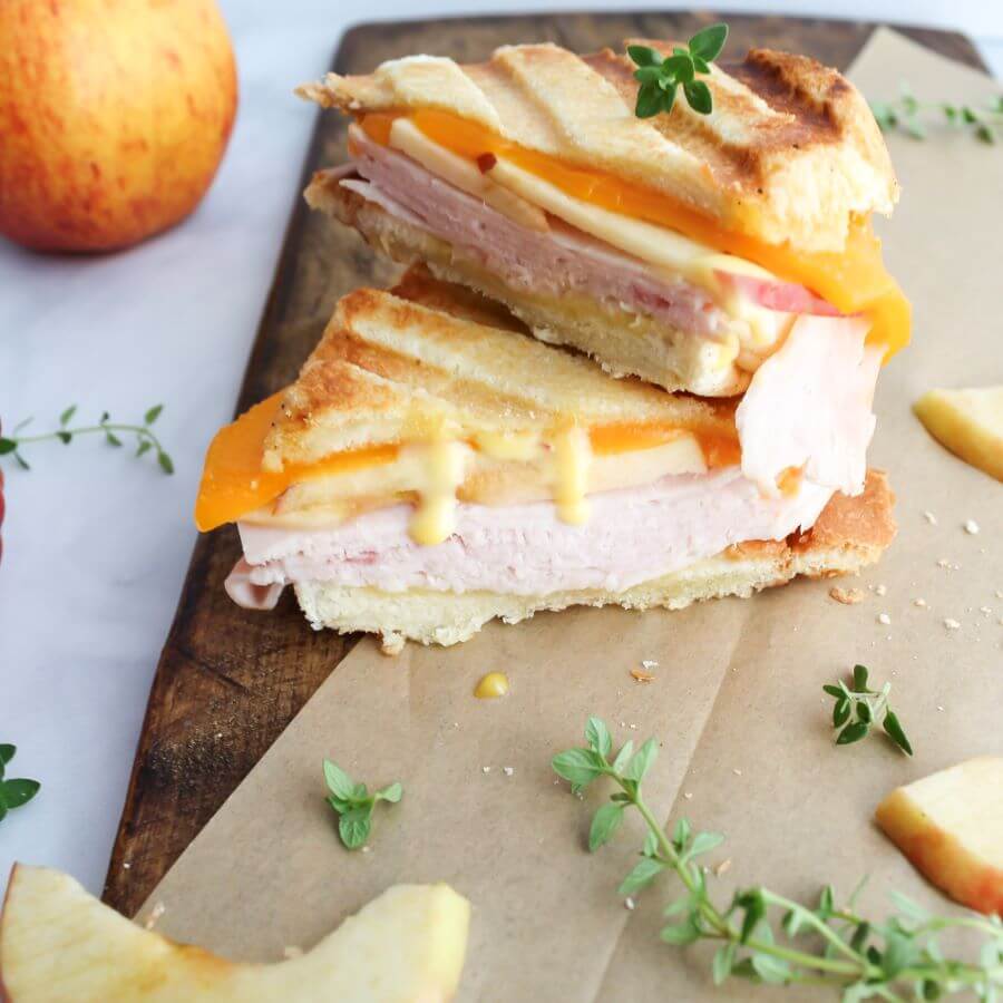 Turkey Apple and Cheddar Panini - Midwest Life and Style Blog