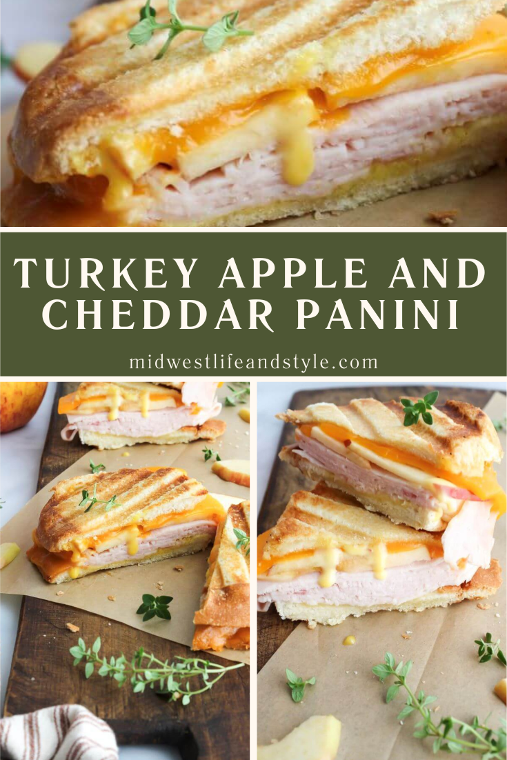 Turkey Apple and Cheddar Panini Recipe