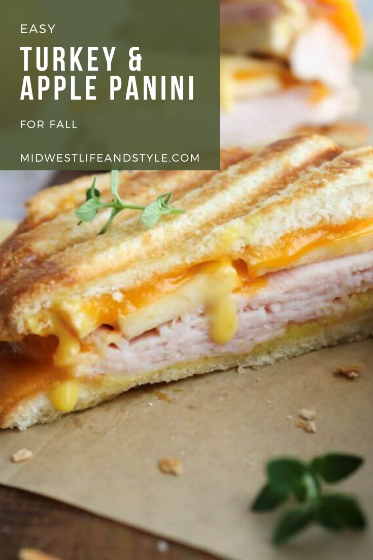 Easy Turkey and Apple Panini for Fall