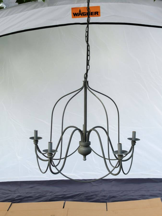 Quick And Affordable Light Fixture Update - Midwest Life and Style Blog