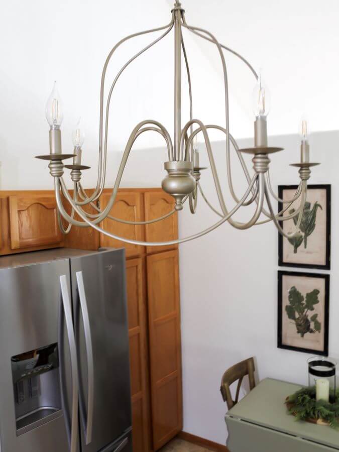 Quick And Affordable Light Fixture Update - Midwest Life and Style Blog