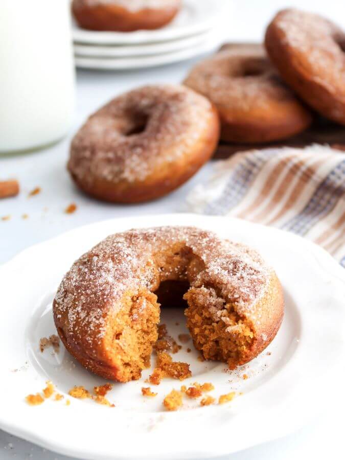 Baked Pumpkin Donuts - Midwest Life and Style Blog