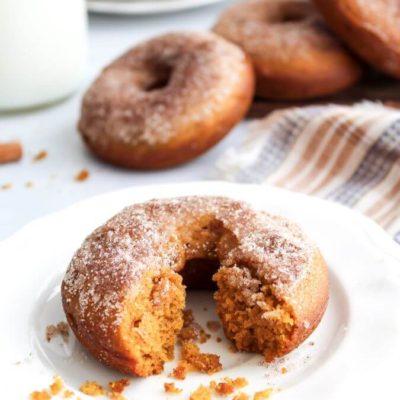 The Best Light And Fluffy Baked Pumpkin Donuts