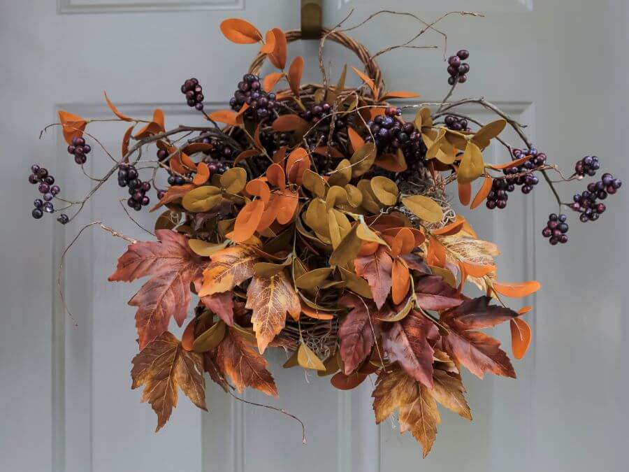 Fall Door Basket - Midwest Life and Styel Blog