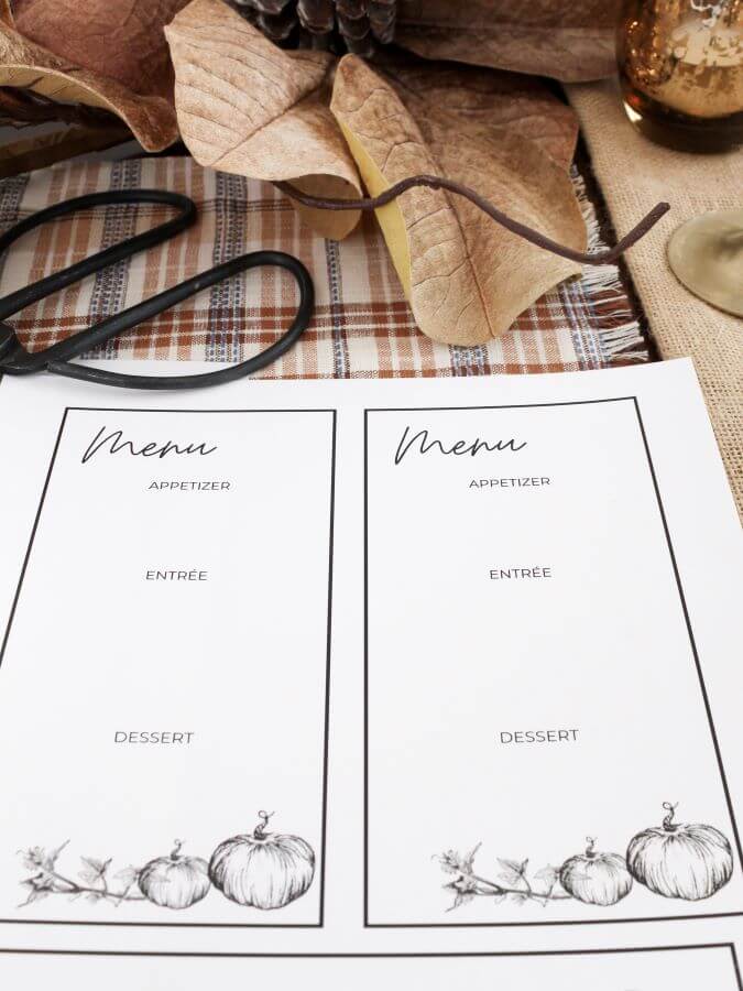 Menu Tempalte - Midwest Life and Style Blog