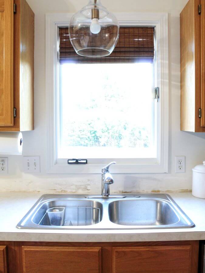 Old Stainless Steel Double Bowl Kitchen Sink - Midwest Life and Style Blog