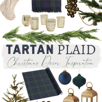 How To Effortlessly Decorate For Christmas With Blue Green And Tartan Plaid