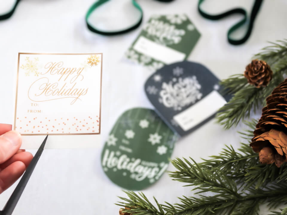 Free printable holiday gift tags - Midwest Life and Style Blog
